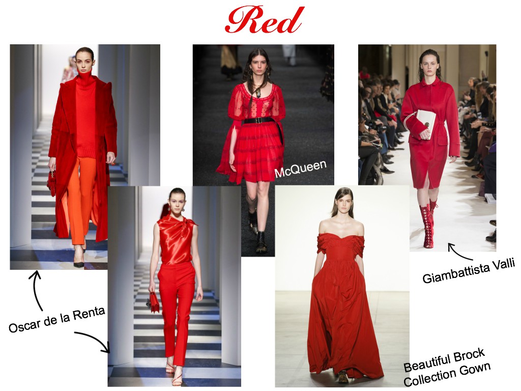 top 10 trends for fall collage - red