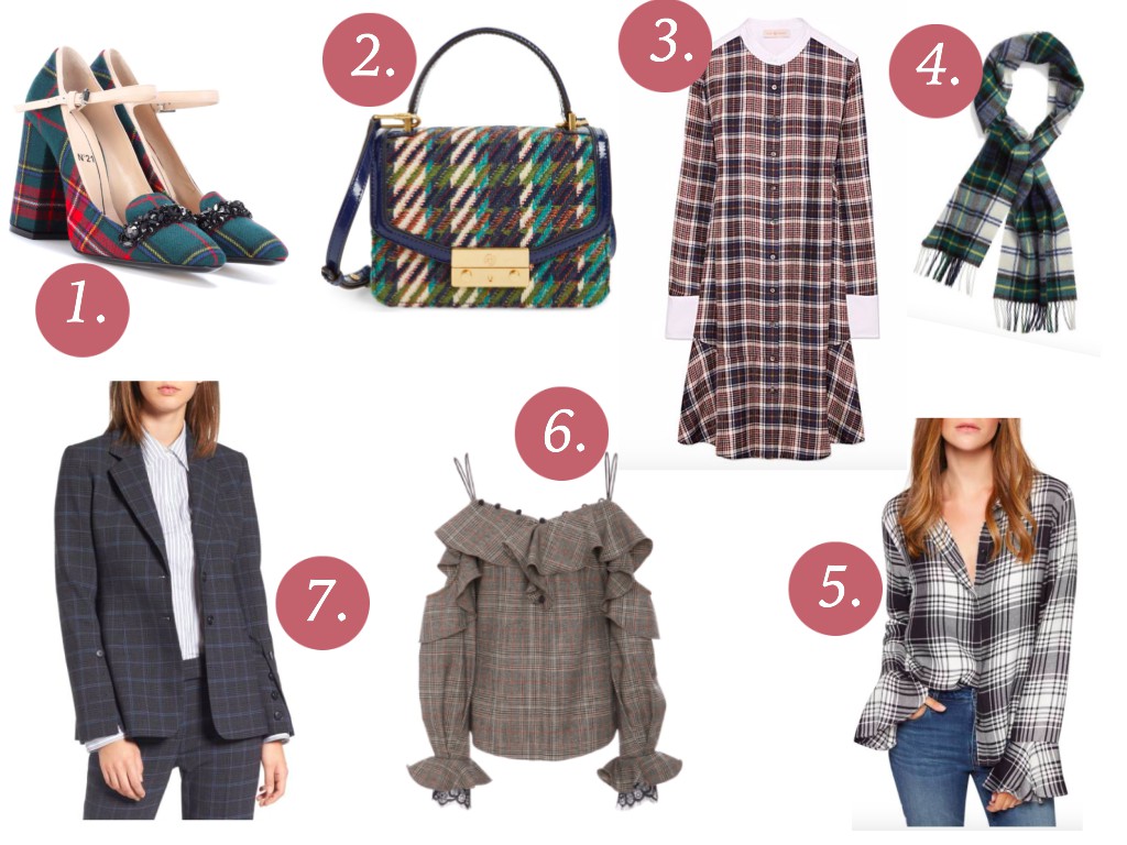 Cristina from The Brunette Nomad, Dallas fashion blogger living in Switzerland, discuss how we have gone made for plaid this season 