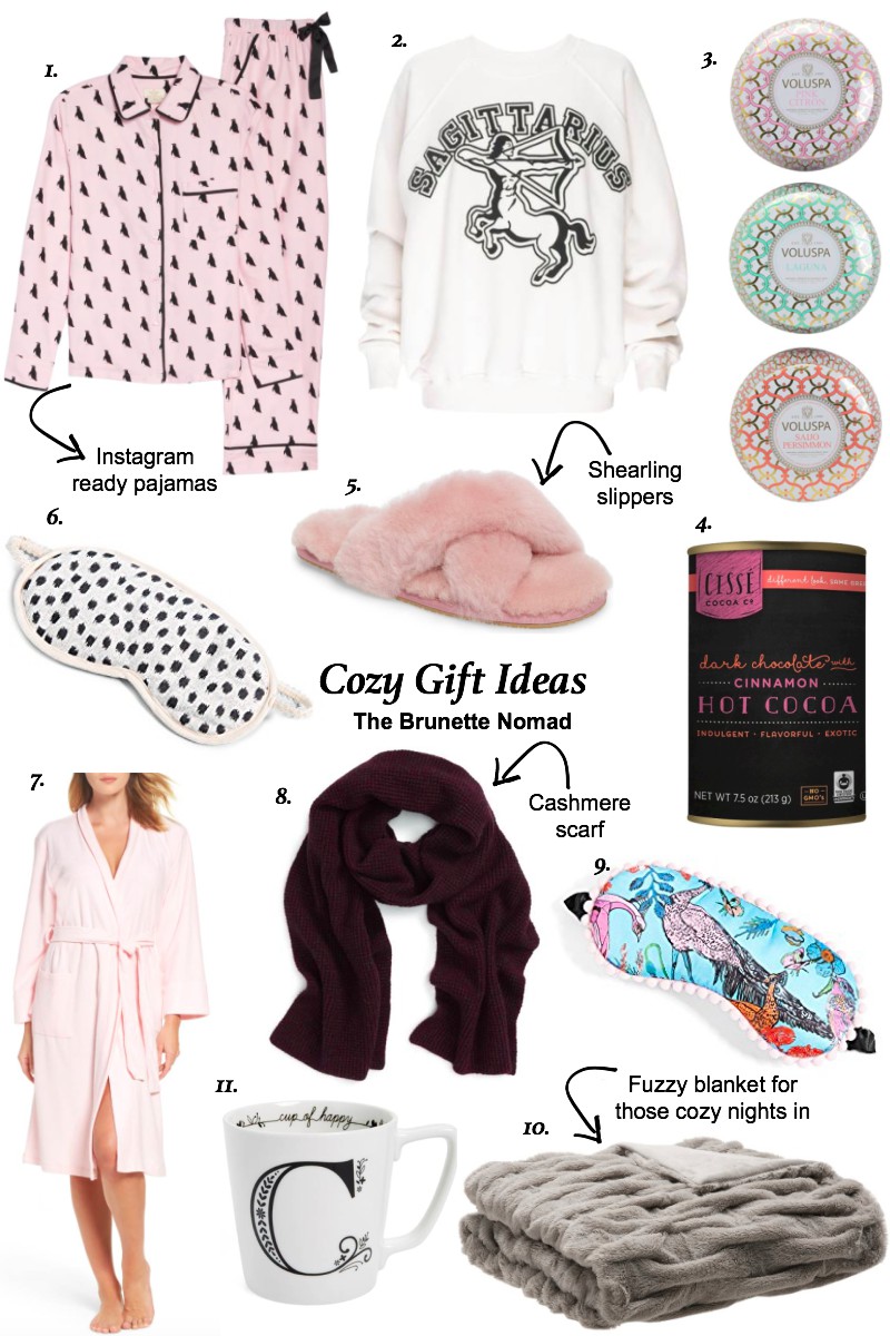 Holiday Gift Guide: Cozy Gift Ideas from The Brunette Nomad - Dallas based fashion blogger