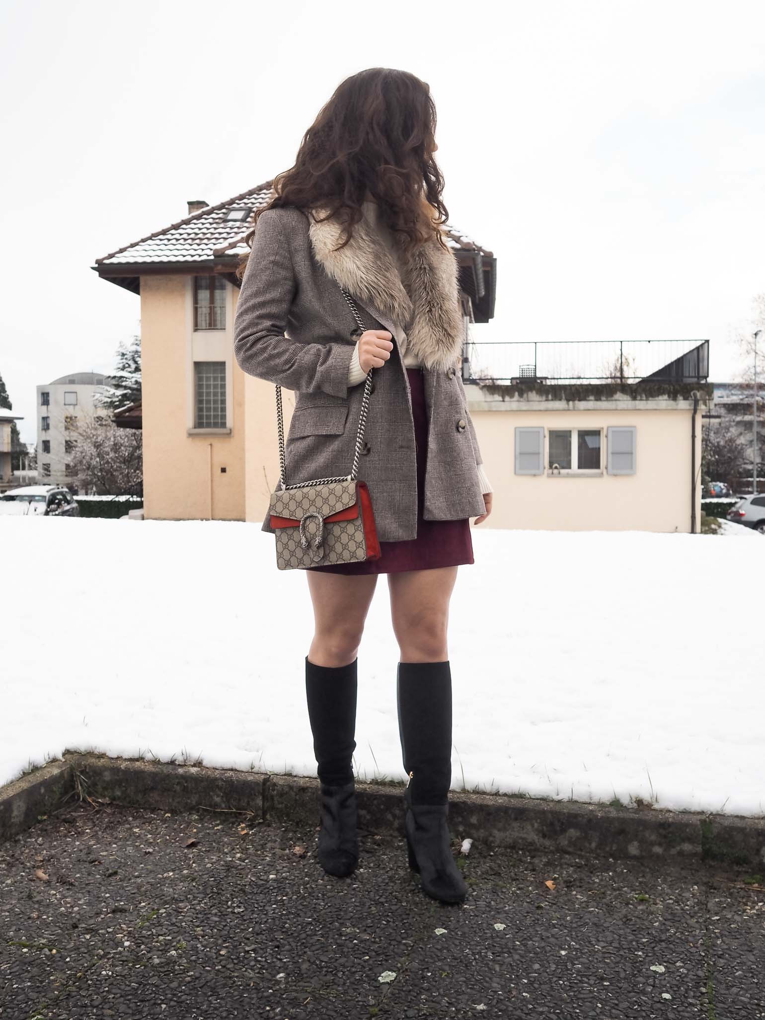 I'm in the Christmas Spirit: Plaid Holiday Look - The Brunette Nomad, Dallas fashion blogger