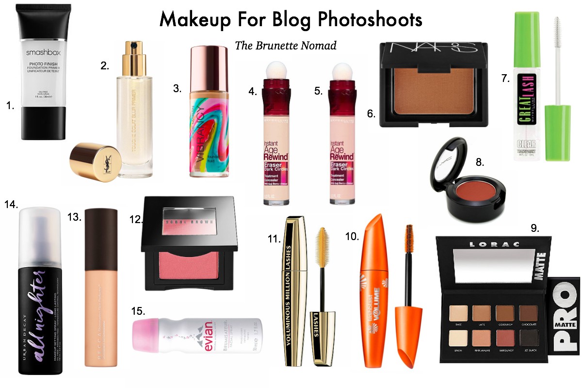 Dallas fashion blogger shares the makeup products used for a blog photoshoot