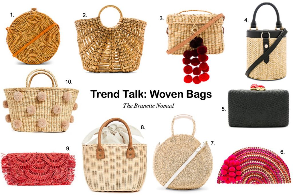 Trend Talk: Woven Bags - The Brunette Nomad