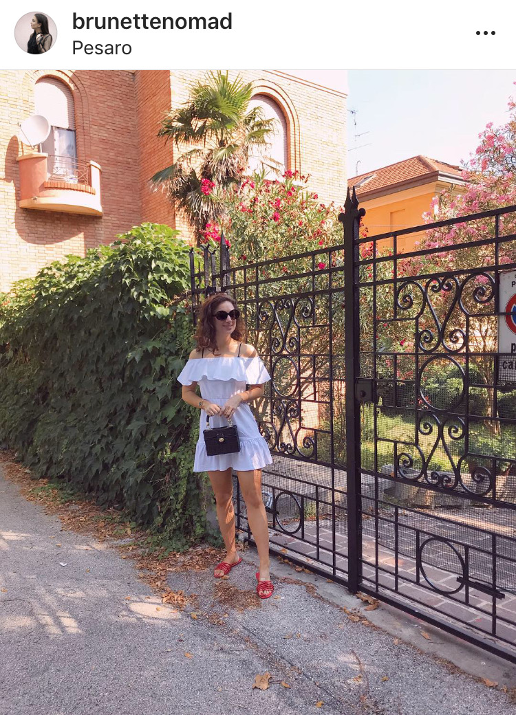 Italian fashion blogger shares what she wore for a Summer trip to Northern and Central Italy: sizing info, outfit ideas and more