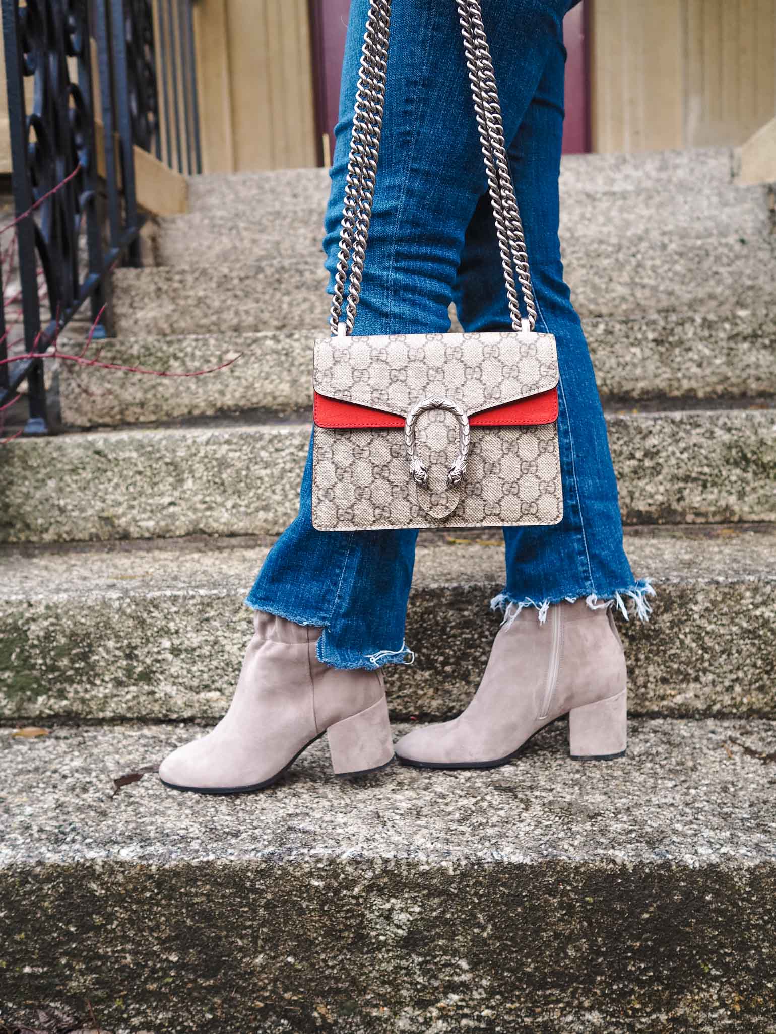 Dallas fashion blogger shares her favorite shoes this winter - suede booties