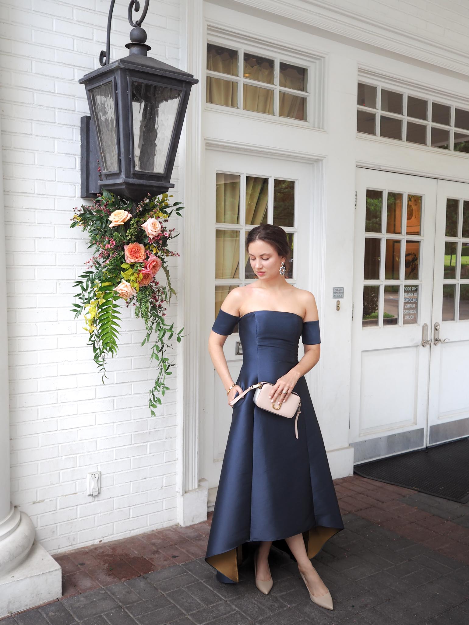 Nude Navy Blue Tie