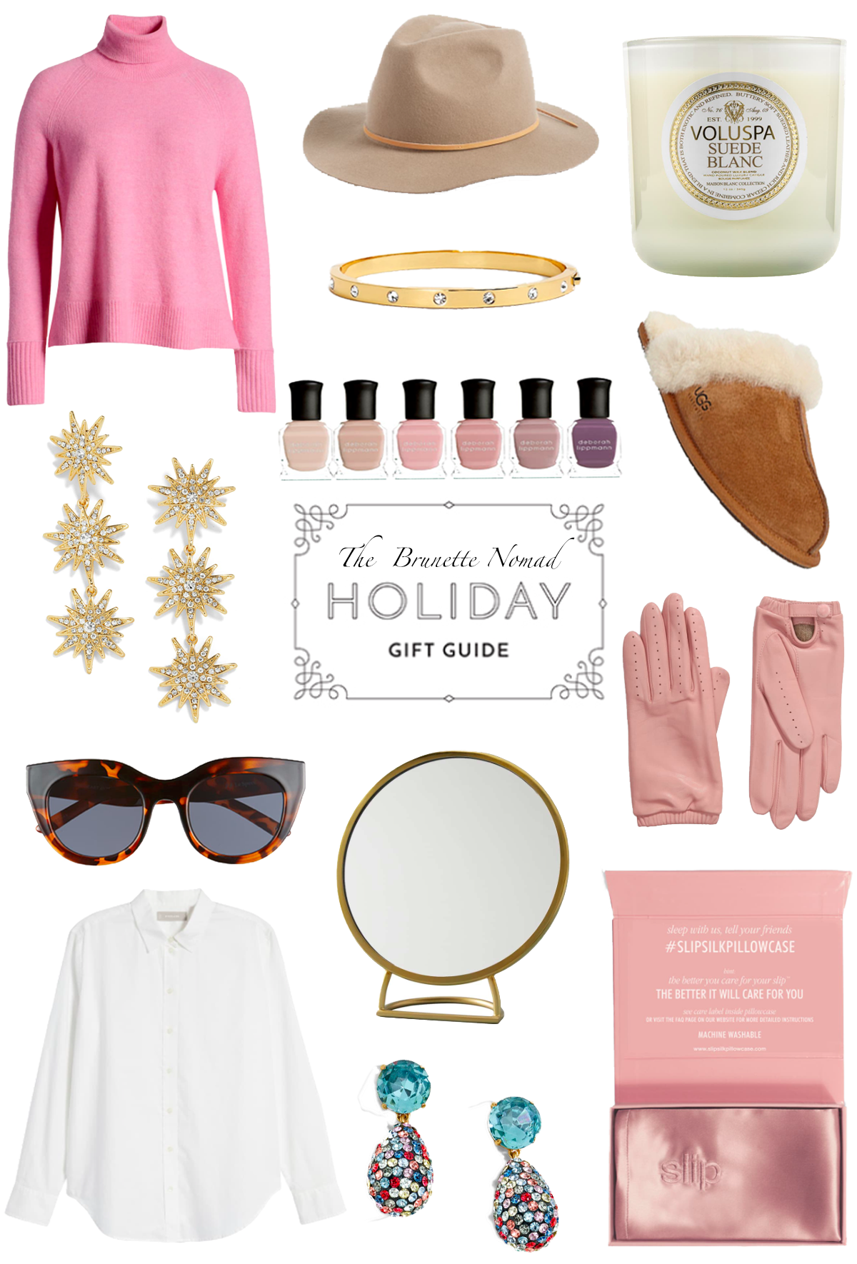 holiday gift guide collage for her under $100