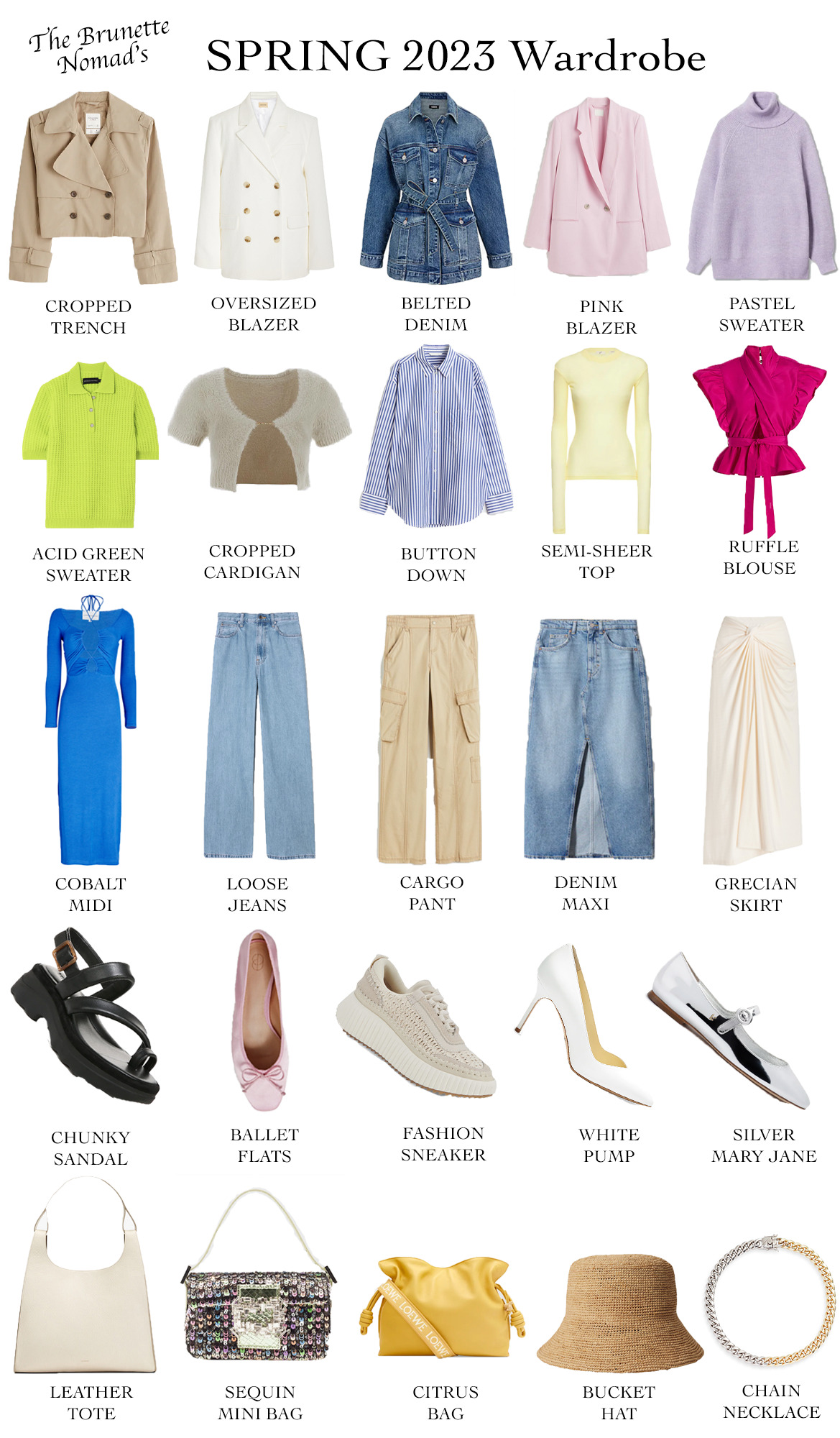 Dallas fashion blogger shares 2023 spring capsule wardrobe