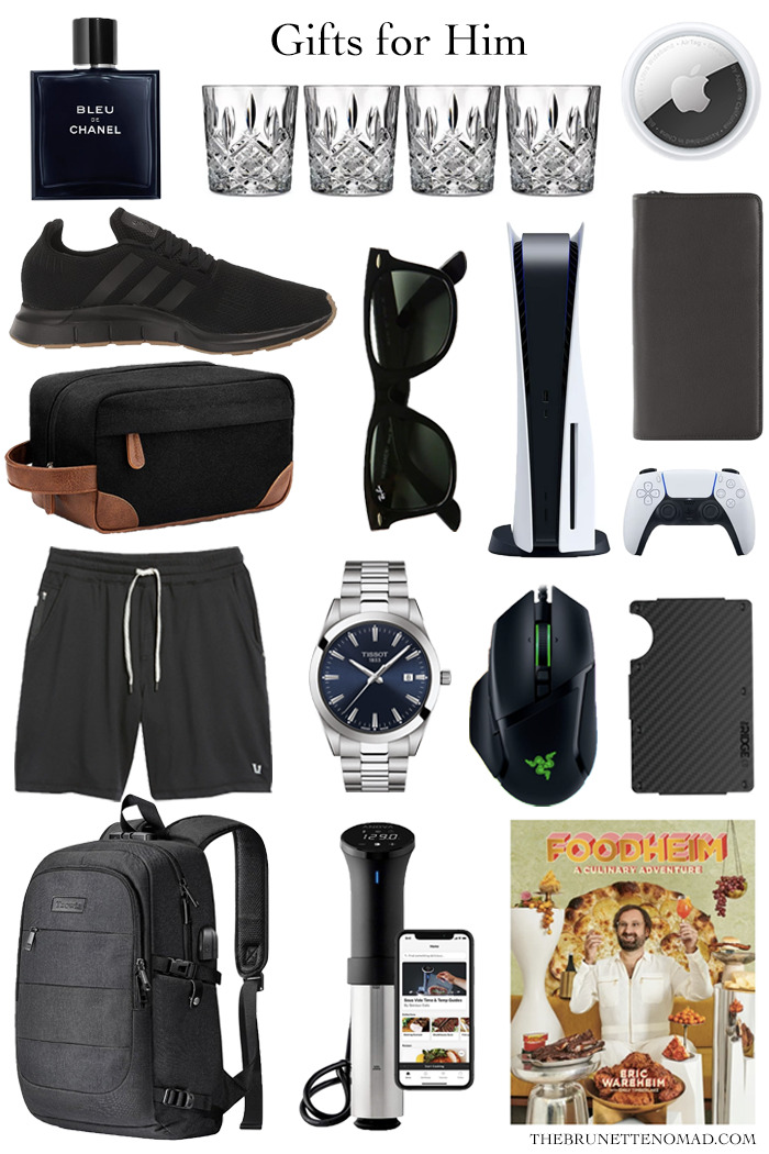 Dallas fashion blogger shares a new holiday gift guide_gifts for him collage