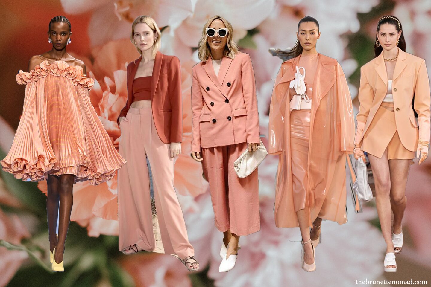 Dallas fashion blogger shares how to style the pantone color of the year-peach fuzz
