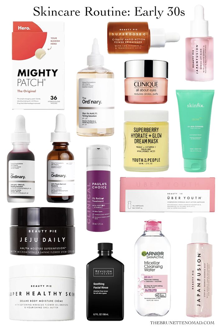 dallas blogger shares a skincare routine for women in their early 30s
